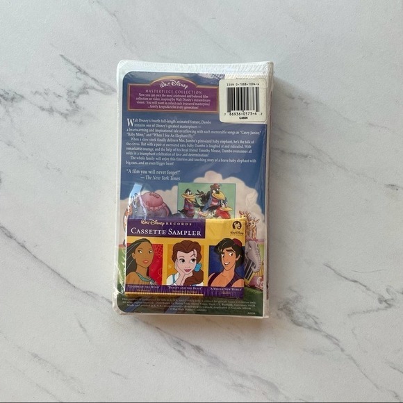 Vintage Walt Disney Masterpiece Collection Dumbo Vhs Tape - Picture 4 of 9